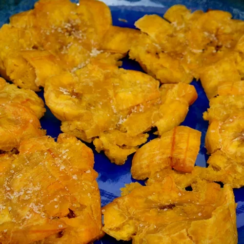 tostones stock image on rancho avocado